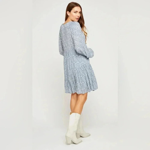 Gentle Fawn | Charlize Dress in Pacific Ditsy - Picture 4 of 11